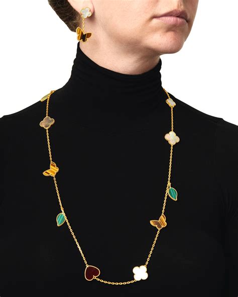 van cleef lucky alhambra necklace